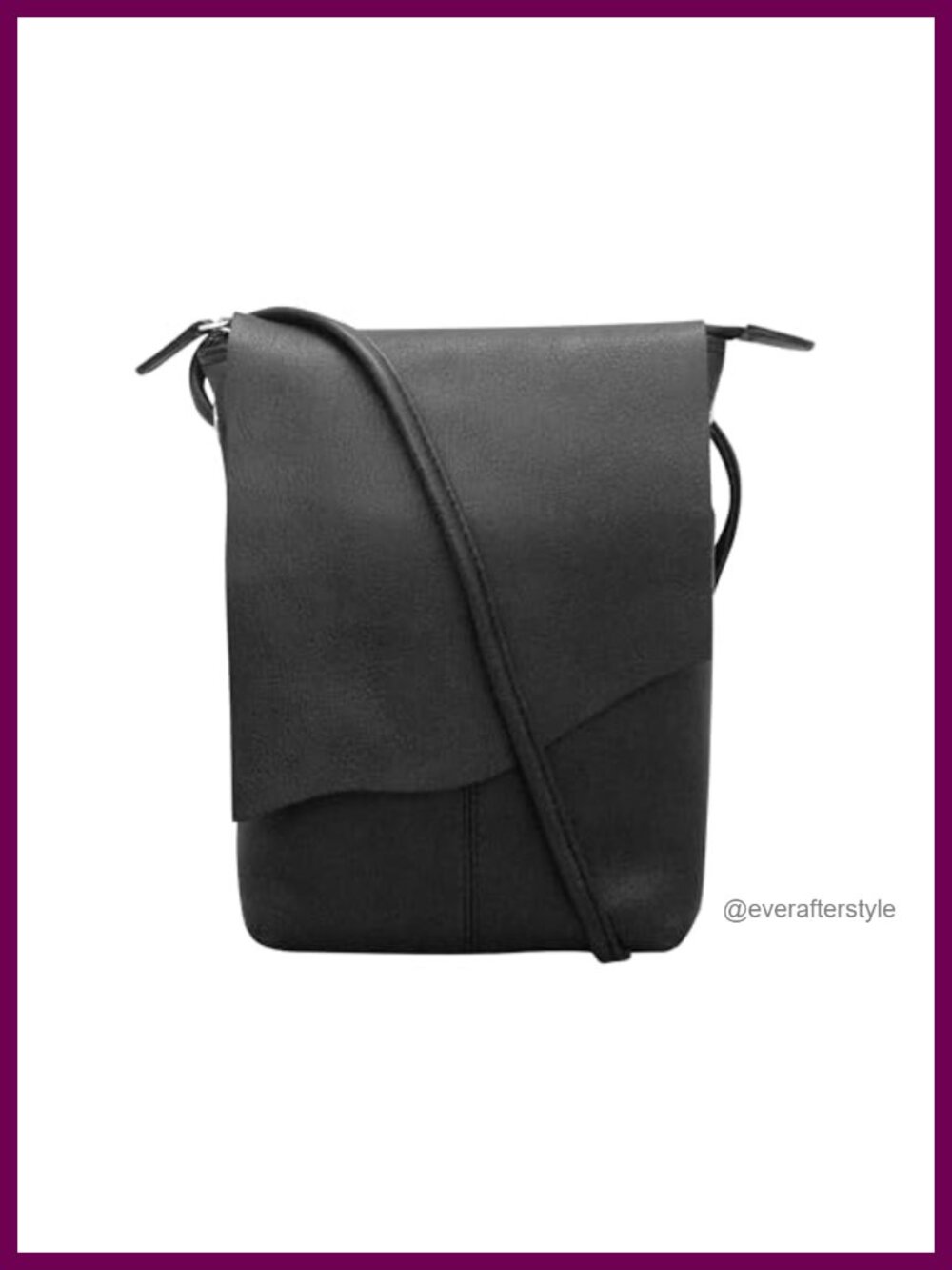 Leather Mini Sac Crossbody Bag with RFID Blocking Adjustable Strap